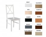Krzesło Nilo 10 D (Biały, Czarny, Grafit, Grandson, Kasztan,Olcha,Orzech,Sonoma)