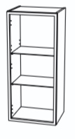 Witryna aluminiowa wisząca Front ALU
