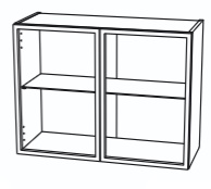 Witryna aluminiowa wisząca Front Alu